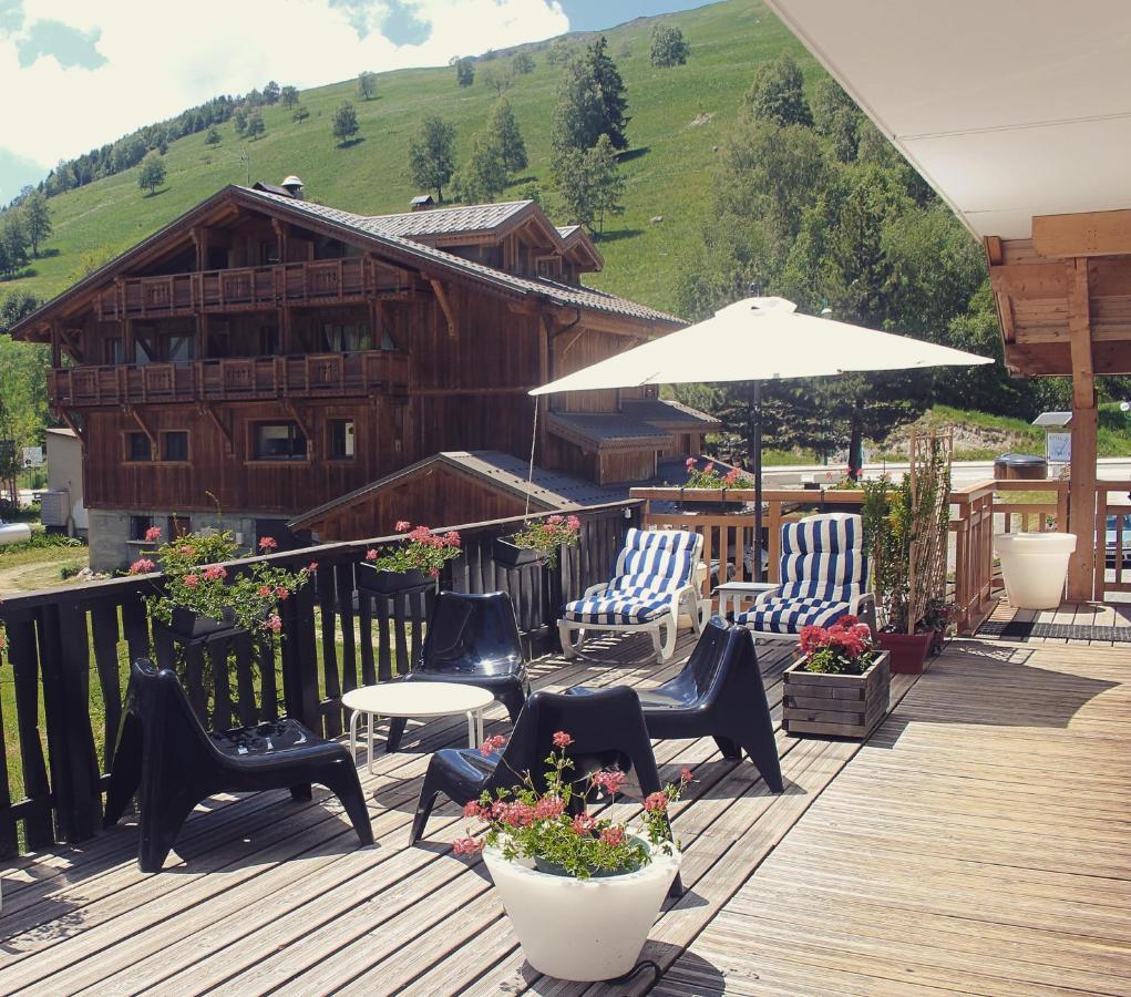 Hotel Valentin Pied Des Pistes Les Deux Alpes Exterior foto